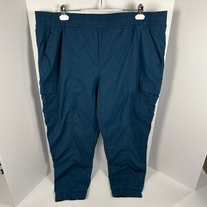 Eddie Bauer Sonoma Breeze Fleece Lined Joggers in Peacock NWT